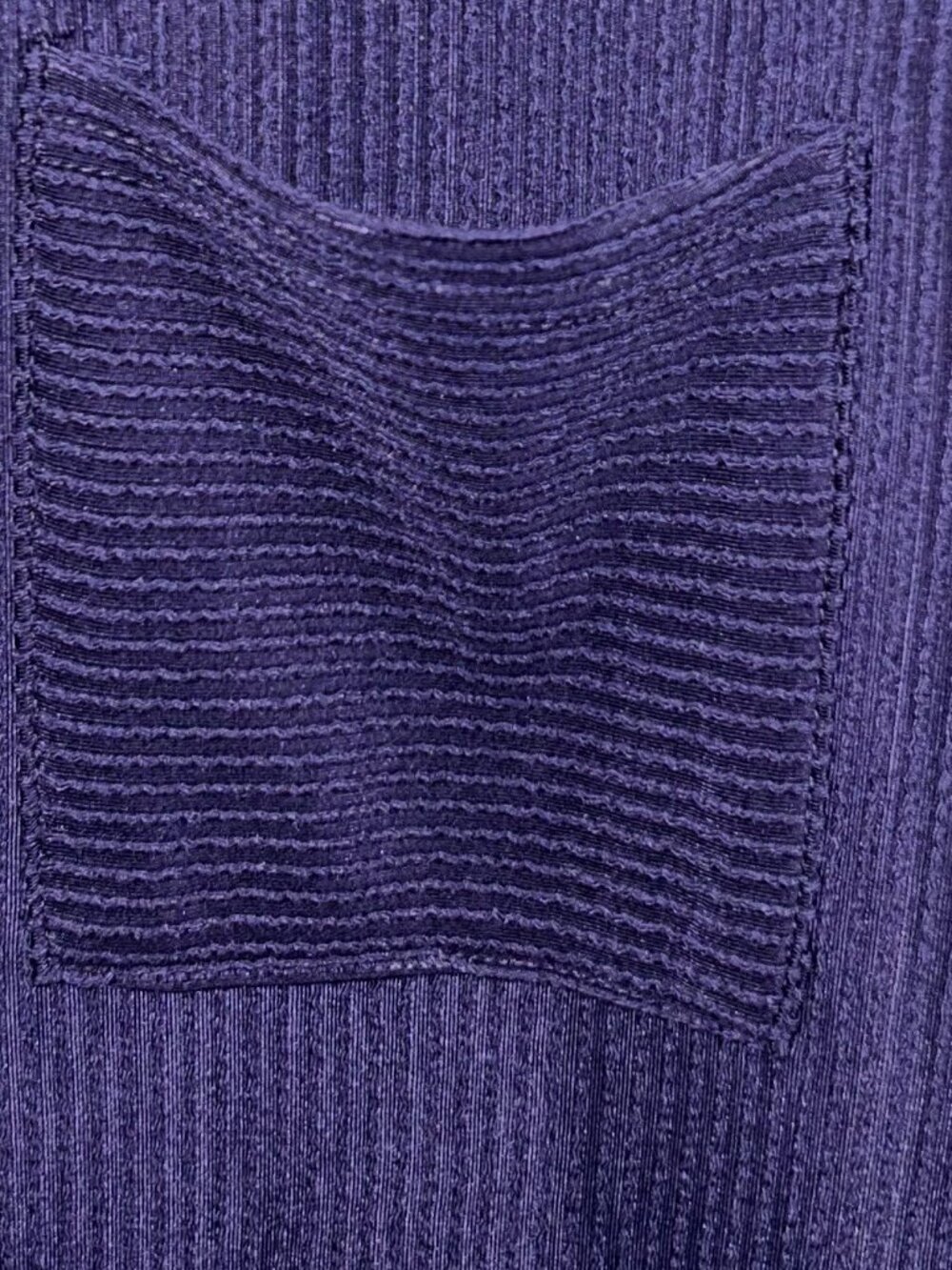Raised Rib Navy Dress - Picture 5 of 7